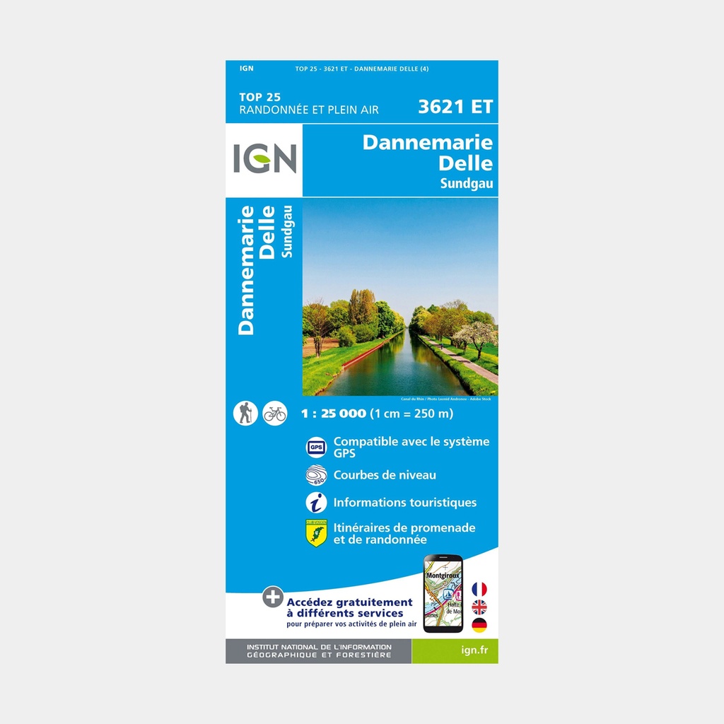 Dannemarie / Delle / Sundgau 1/25 3621ET