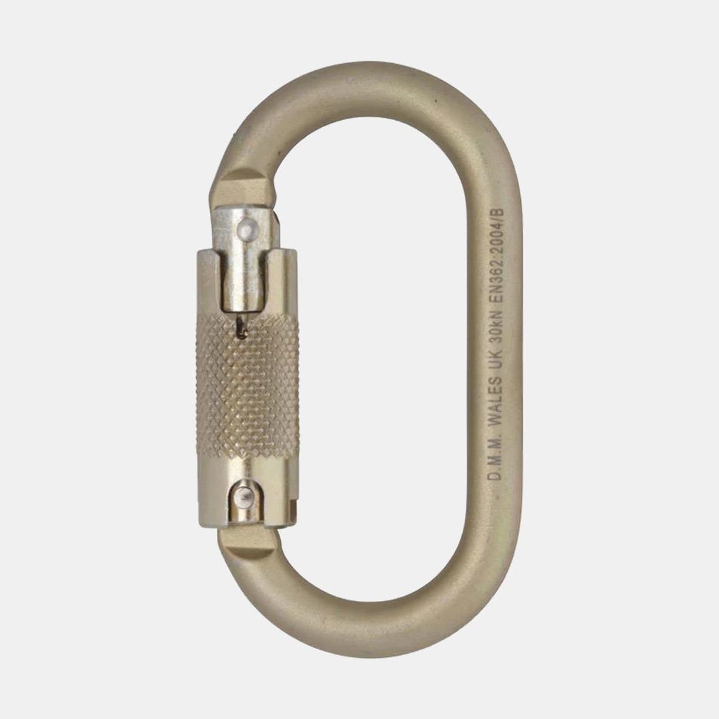 Steel Oval 10mm Locksafe Gold