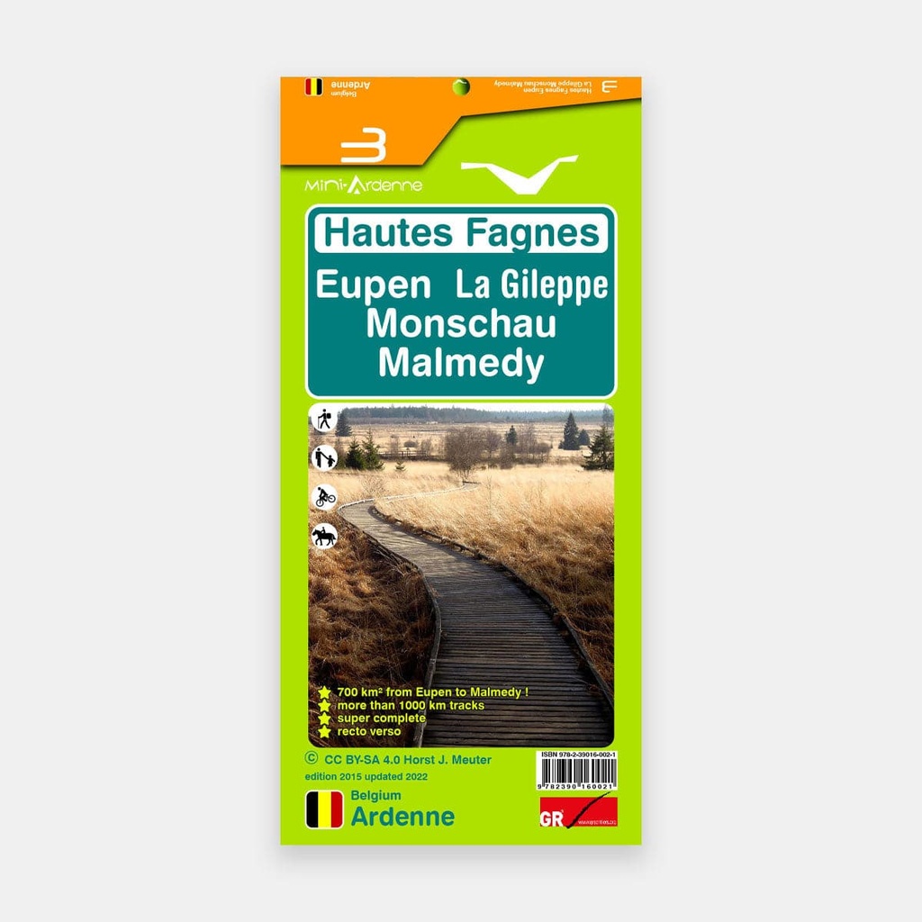 Hautes Fagnes - Eupen - La Gileppe - Monschau - Malmedy 1/25