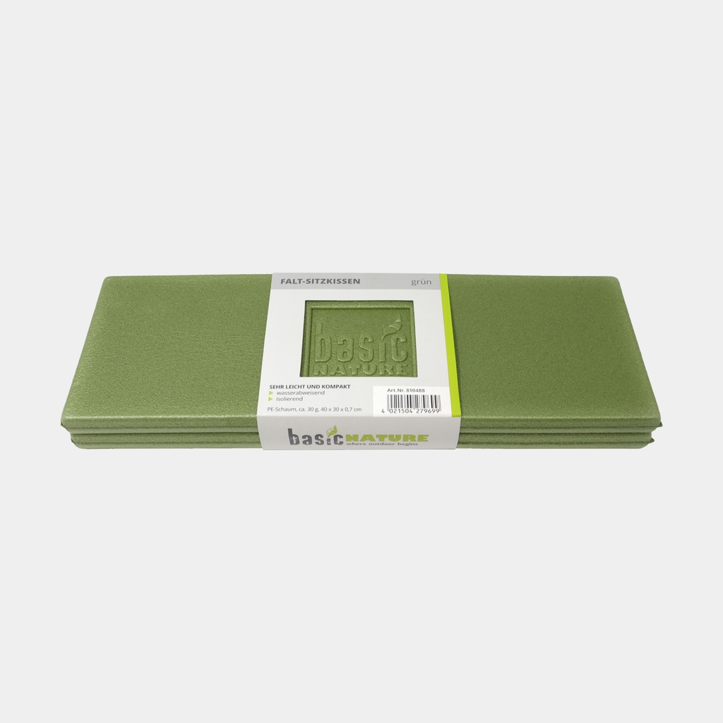 Foldable Seat Cushion Green