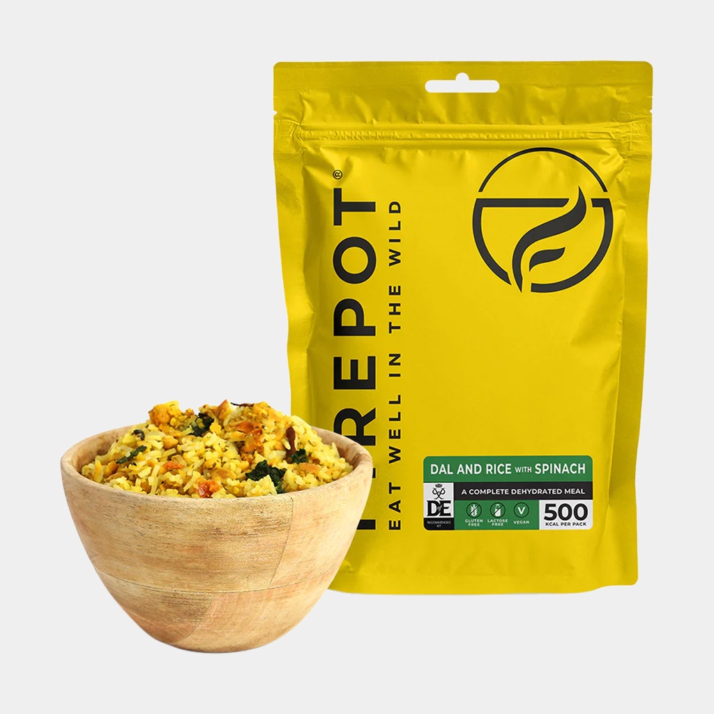 Dal and Rice with Spinach