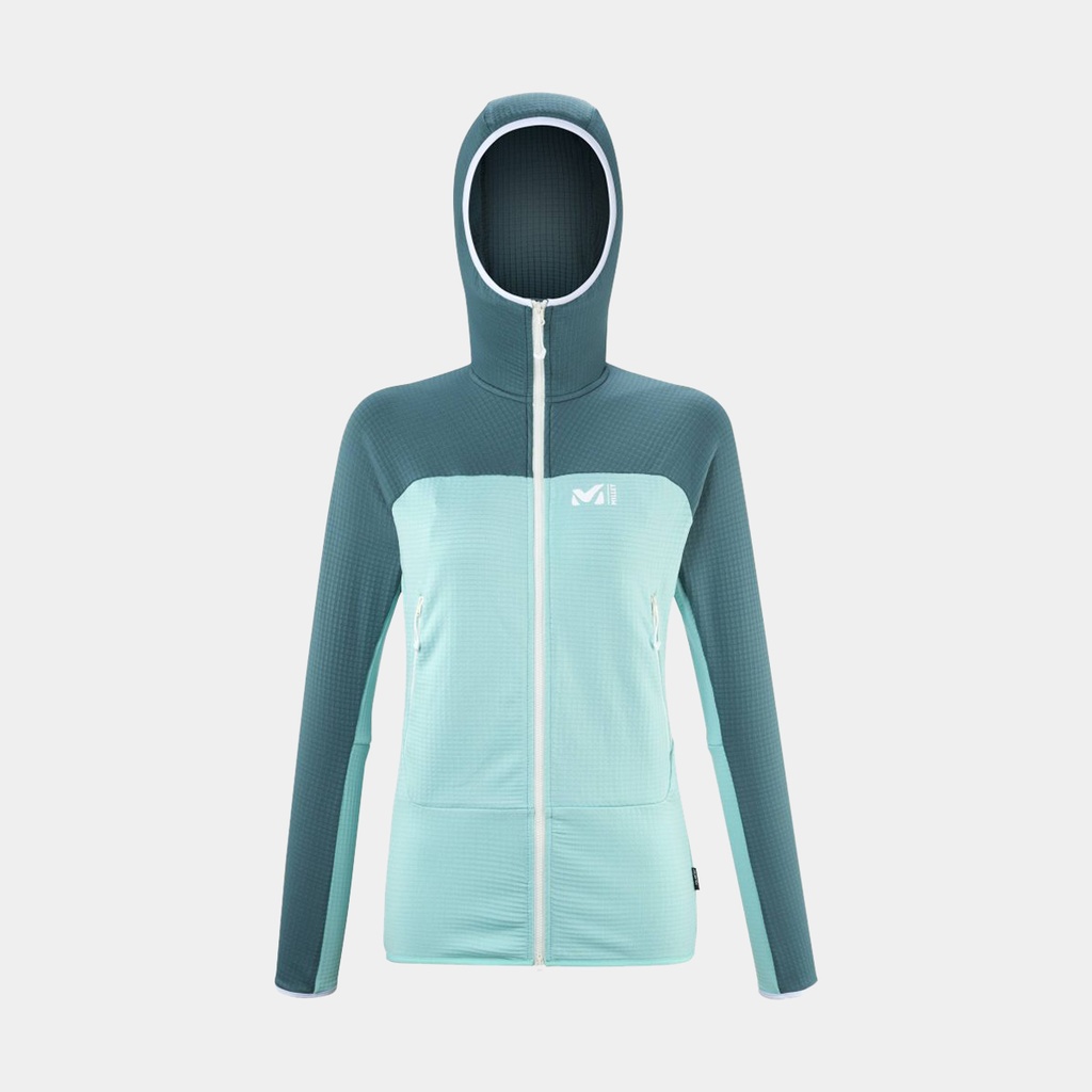 Fusion Grid Hoodie Women Aruba / Hydro