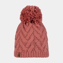 Knitted & Polar Band Hat Caryn Crimson