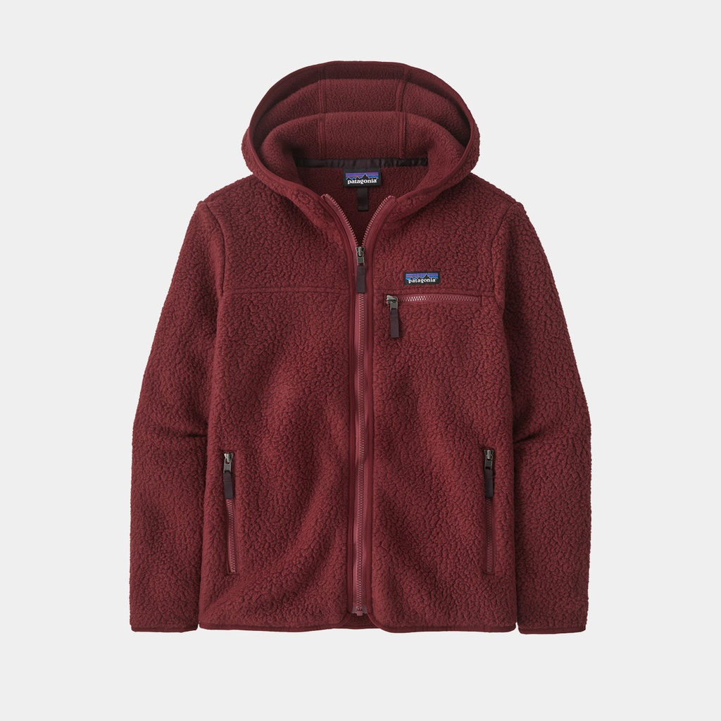 Retro Pile Hoody Women (2025) Carmine Red