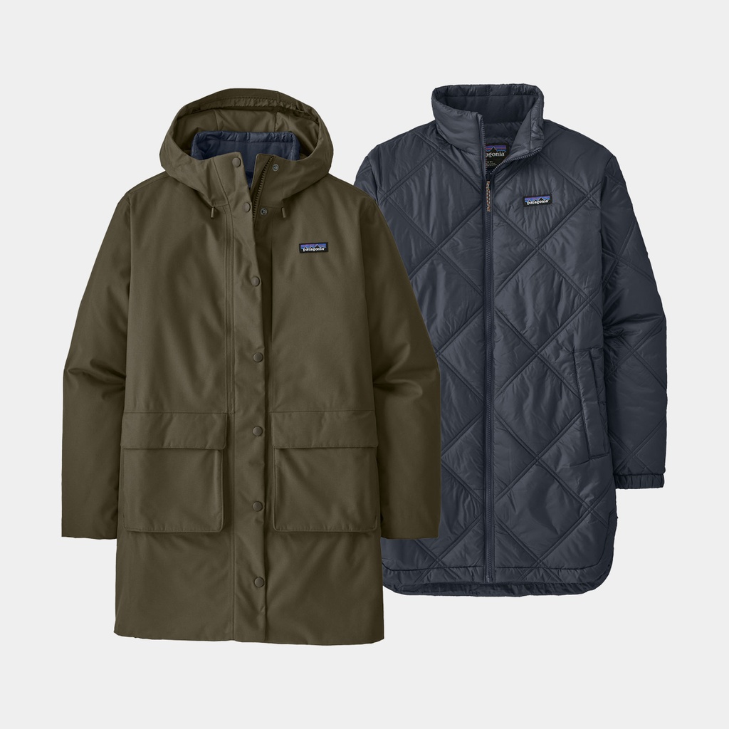 Pine Bank 3in1 Parka Women Basin Green