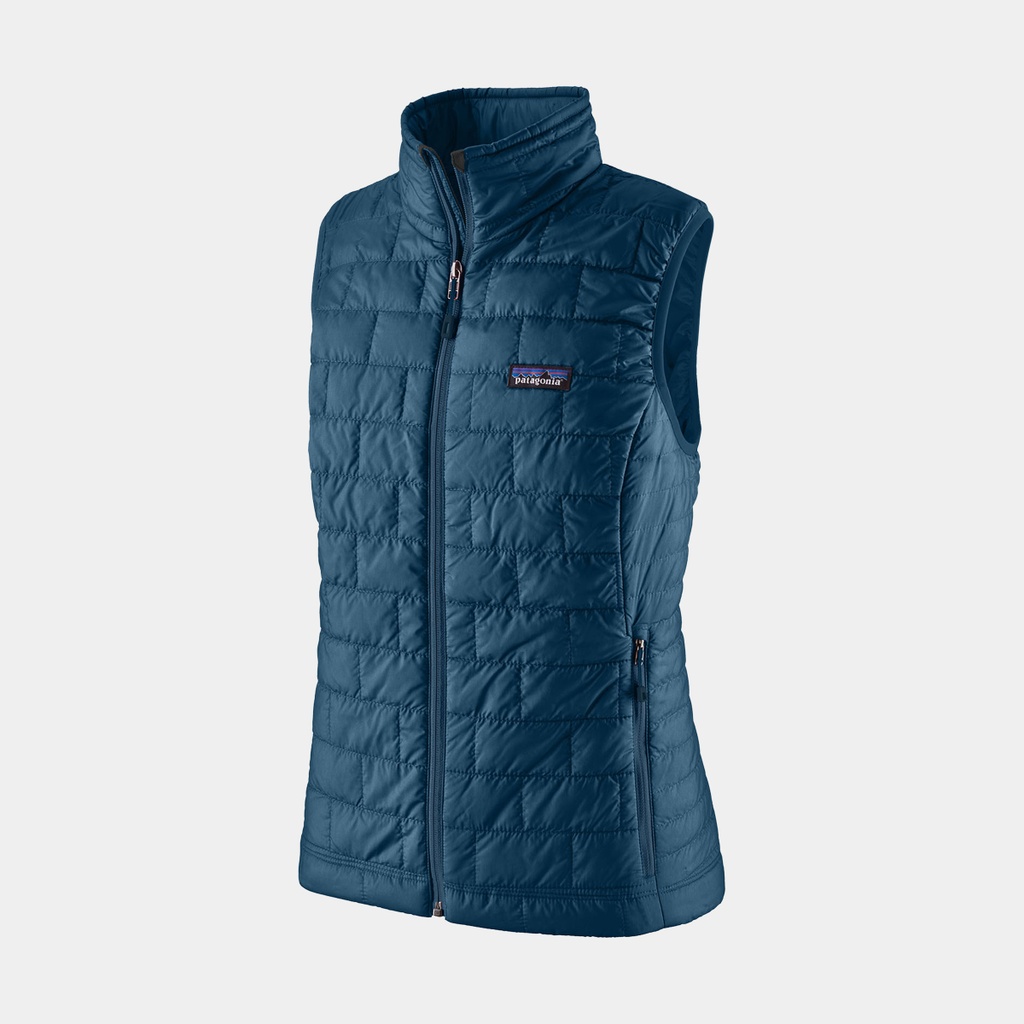 Nano Puff Vest Women Lagom Blue