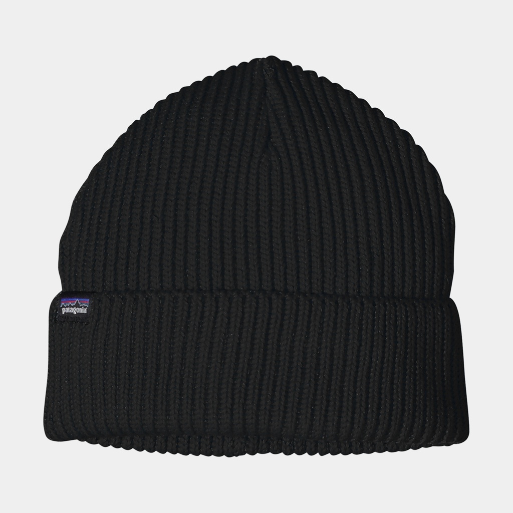 Fishermans Rolled Beanie Black