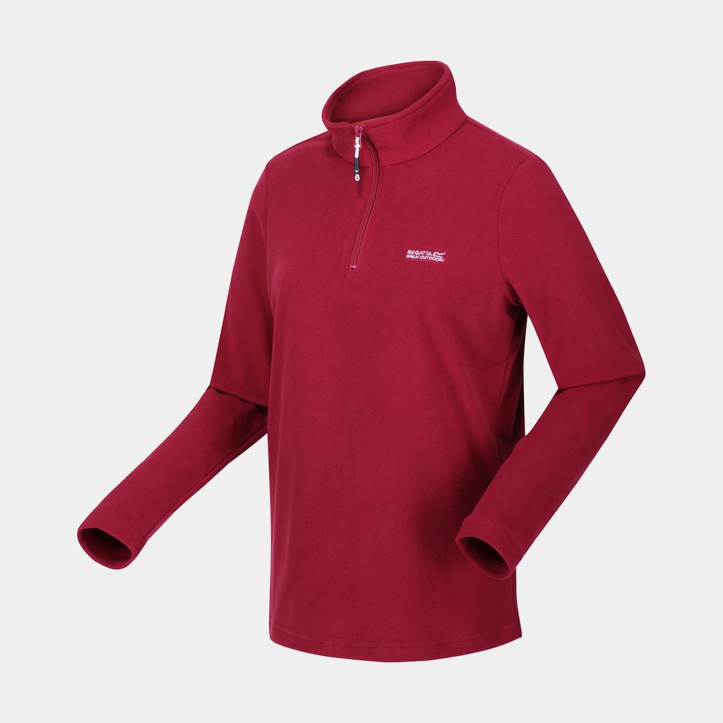 Sweethart Half Zip Lightweight Fleece Women Rumba Red