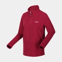 Sweethart Half Zip Lightweight Fleece Women Rumba Red