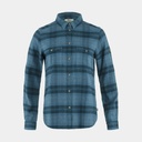 Övik Flannel Shirt Women Dark Navy / Indigo Blue