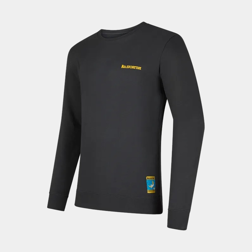 Climbing On The Moon Sweatshirt Carbon / Giallo
