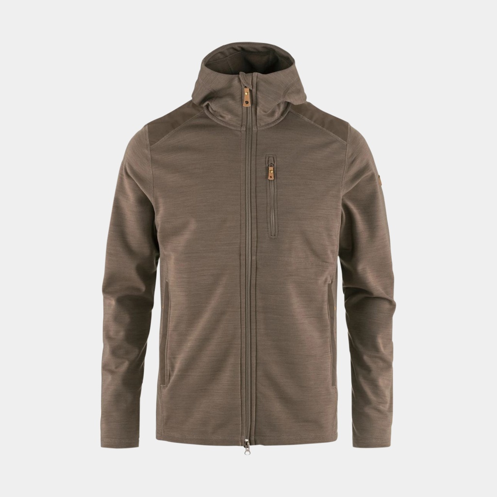 Keb Fleece Hoodie Suede Brown