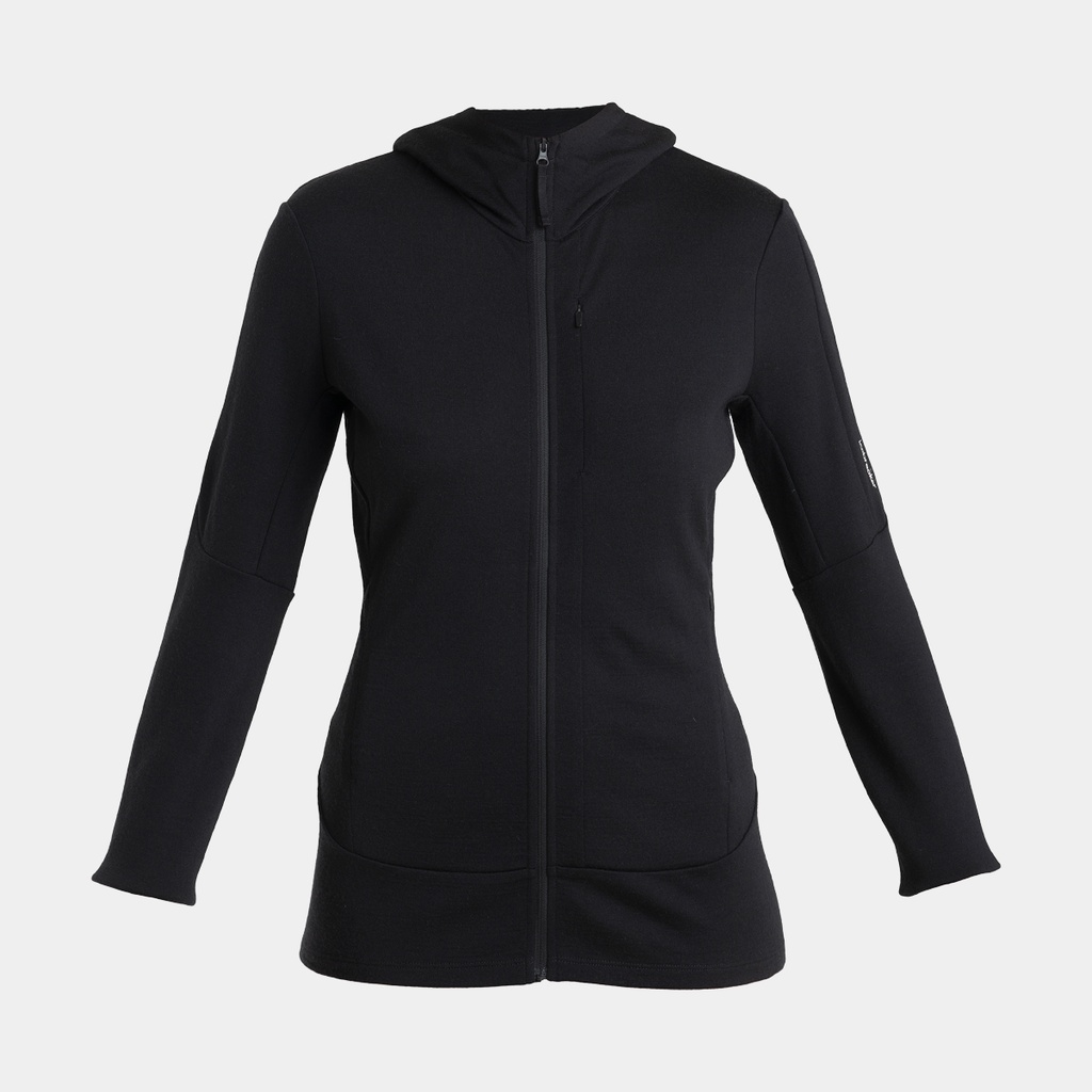 Quantum IV Long Sleeves Zip Hoodie 260 Women (2024) Black