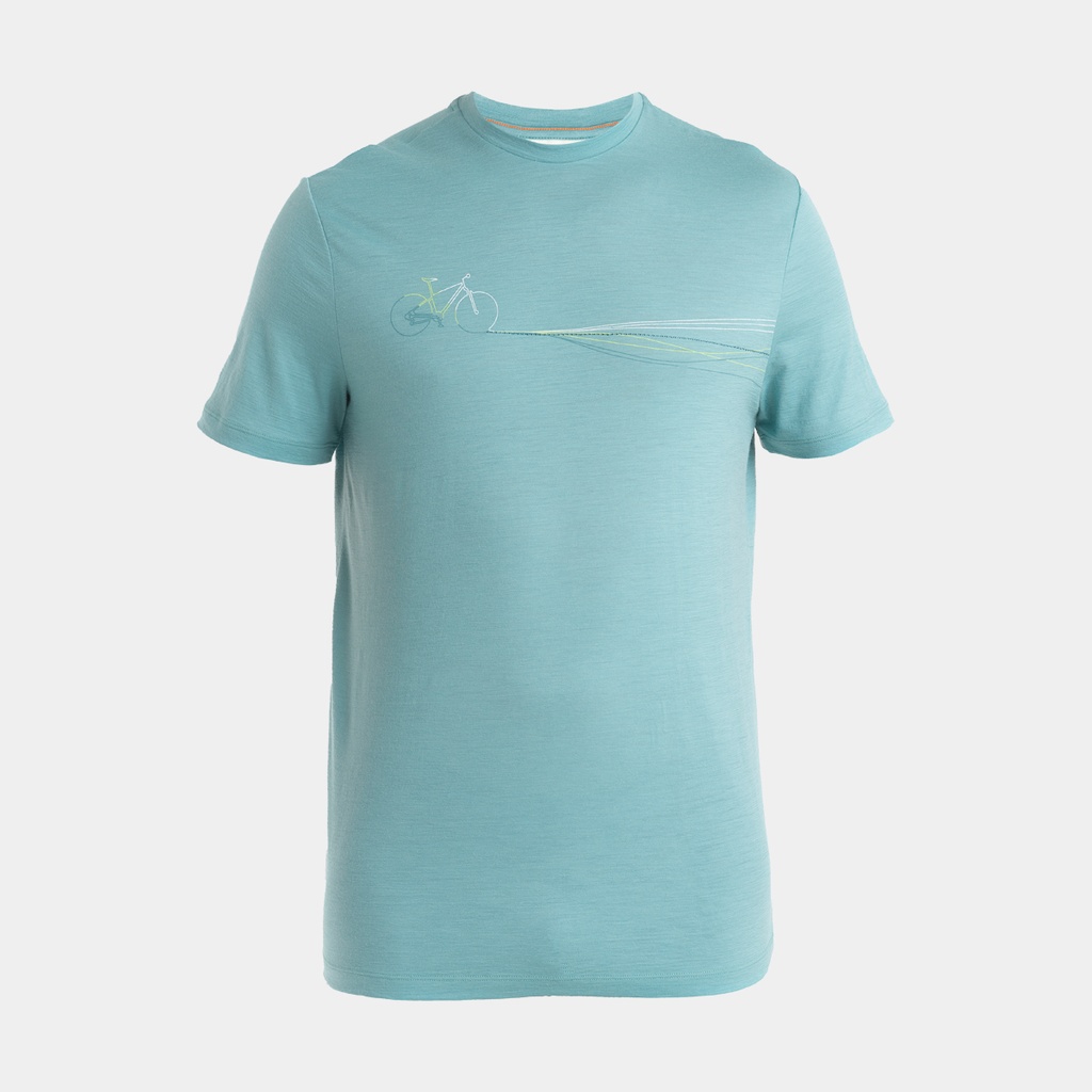 Tech Lite III Short Sleeves Tee 150 Cadence Paths Cloud Ray