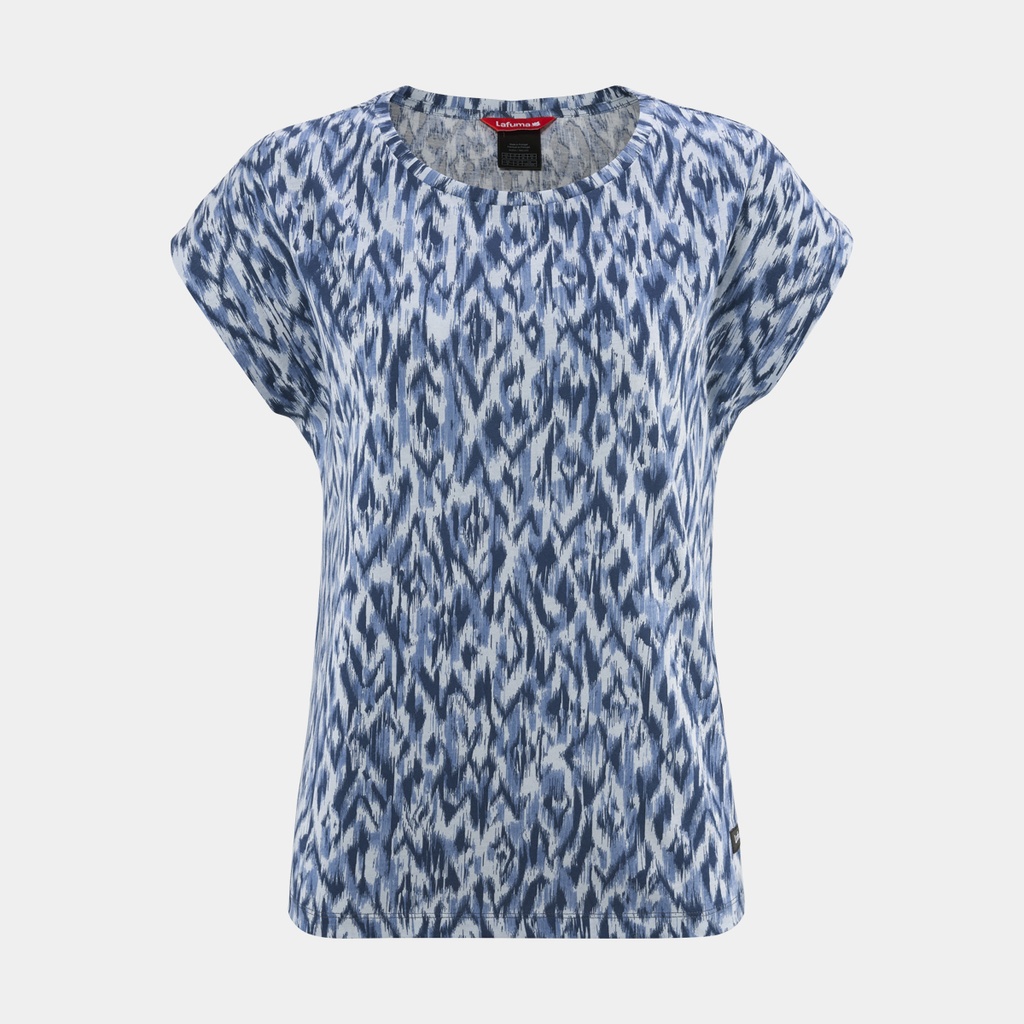 Lane Tee Women Fresh Blue Print