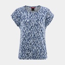 Lane Tee Women Fresh Blue Print