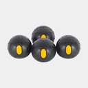Vibram Ball Feet Set 55mm (4 stuks) Zwart