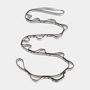 12 mm Dynex Daisy Chain 140cm Black