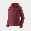 Down Sweater Hoody Women Sequoia Red
