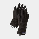 Retro Pile Gloves Black