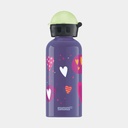 Glow Heartballoons 0.4L Purple