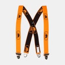 Bretelles à Pinces Orange Fluo / Noir