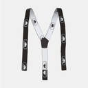 Bretelles Velcro Noir / Blanc