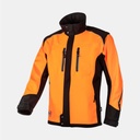 Fuyu Softshell Thermo Orange Fluo / Noir