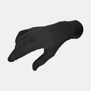Gant 100% Soie Noir