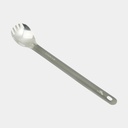 Titanium Long Handle Spork with Polished Bowl