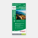 Carte Itinéraires de GR en France 1/960