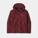 Retro Pile Hoody Women (2025) Carmine Red