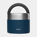 Boîte Repas Isotherme avec poignée 850ml Matt Granite Bleu