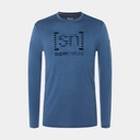 Grid Logo Long Sleeves Night Shadow Blue / Blueberry