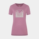 Tied By Heart Tee Women Orchid / Feather Grey / Blueberry