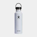 21oz Standard Mouth Flex Straw Cap (621ml) White
