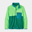 Microdini 1/2 Zip Pullover Gather Green