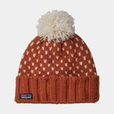 Snowbelle Beanie Offset Dot: Burnished Red