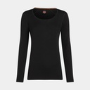 Tech Long Sleeves Scoop 260 Women Black