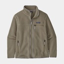 Retro Pile Jacket Women River Rock Green