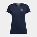 Circle Logo T-Shirt Women Night Sky