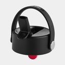 Wide Flex Straw Cap Black