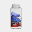 Drinking Bottle Wide Mouth Sustain 1000ml Mixed Landscapes