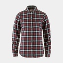 Övik Flannel Shirt Women Port / Breeze Blue