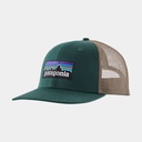 P-6 Logo Trucker Hat Cascade Green