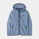 Retro Pile Hoody Women Barnacle Blue