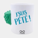 Climbing Mug Green "J'suis Pété !" 