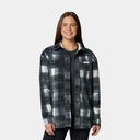 Benton Springs Shirt Jacket II Women Chalk Omblur Tonal