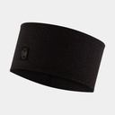 Merino Wide Headband Solid Black