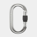 Oval Keylock Screwgate Carabiner Polished